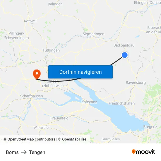 Boms to Tengen map