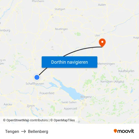 Tengen to Bellenberg map