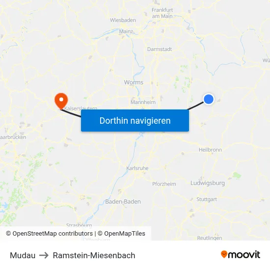 Mudau to Ramstein-Miesenbach map