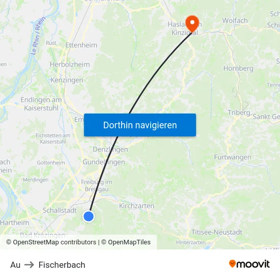 Au to Fischerbach map