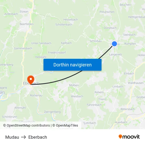 Mudau to Eberbach map