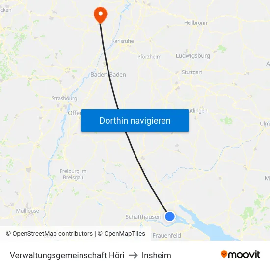Verwaltungsgemeinschaft Höri to Insheim map