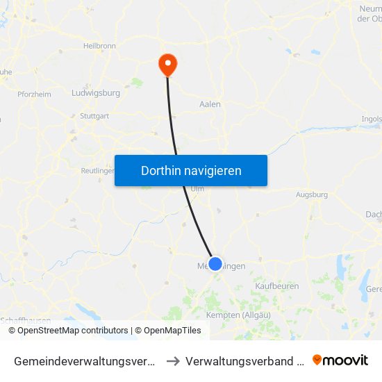 Gemeindeverwaltungsverband Rot-Tannheim to Verwaltungsverband Limpurger Land map