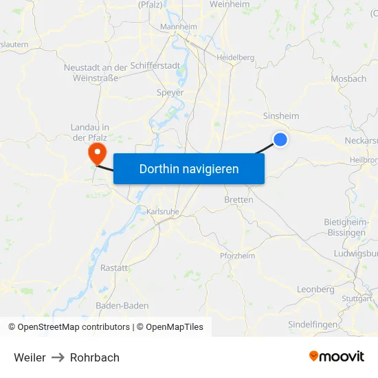 Weiler to Rohrbach map