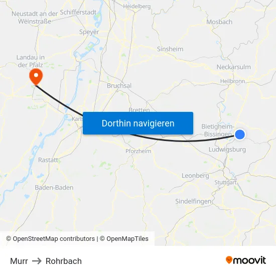 Murr to Rohrbach map