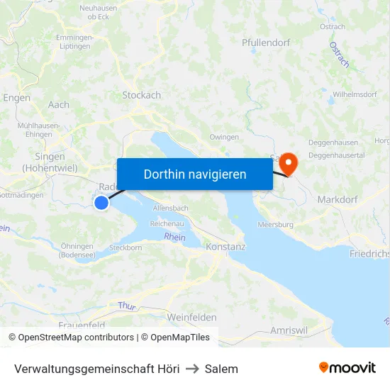 Verwaltungsgemeinschaft Höri to Salem map