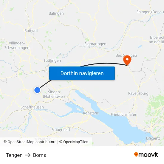 Tengen to Boms map