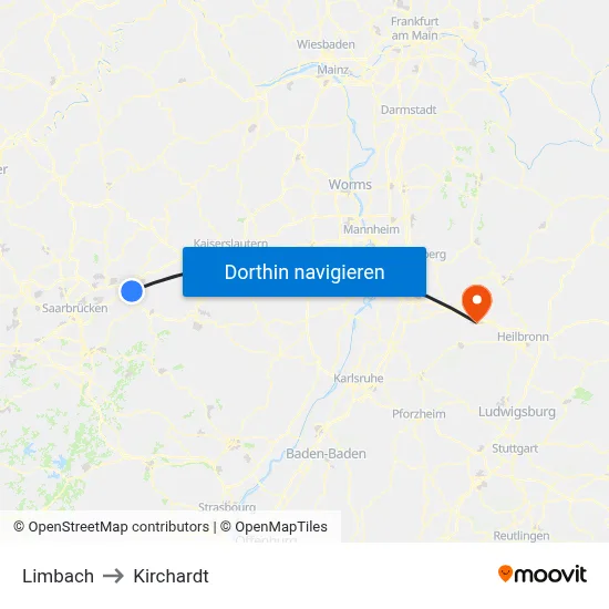 Limbach to Kirchardt map