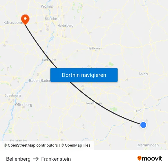 Bellenberg to Frankenstein map