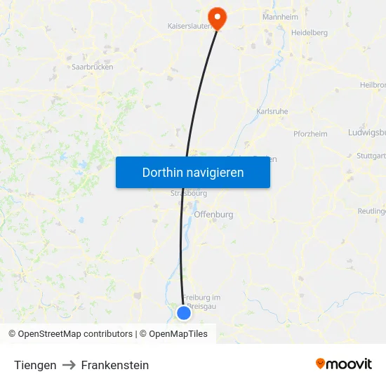 Tiengen to Frankenstein map
