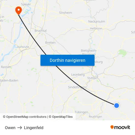 Owen to Lingenfeld map