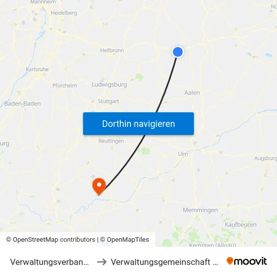 Verwaltungsverband Ilshofen-Vellberg to Verwaltungsgemeinschaft Stetten am Kalten Markt map