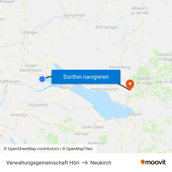 Verwaltungsgemeinschaft Höri to Neukirch map