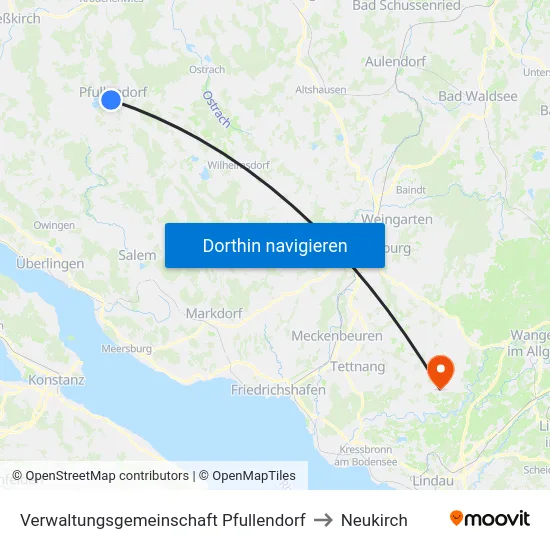 Verwaltungsgemeinschaft Pfullendorf to Neukirch map