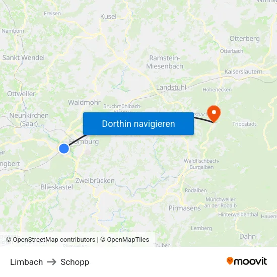 Limbach to Schopp map