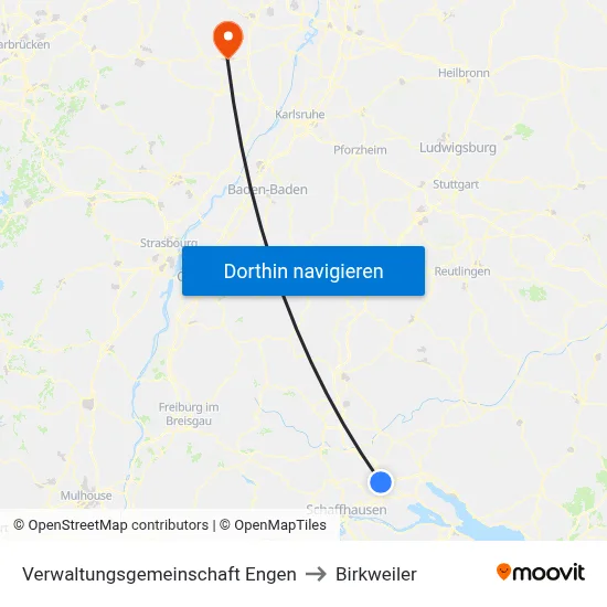 Verwaltungsgemeinschaft Engen to Birkweiler map