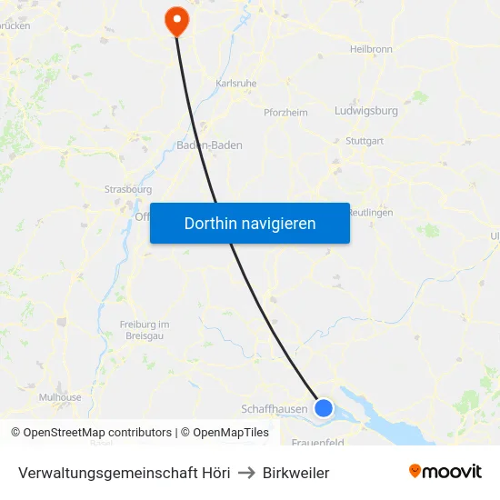Verwaltungsgemeinschaft Höri to Birkweiler map