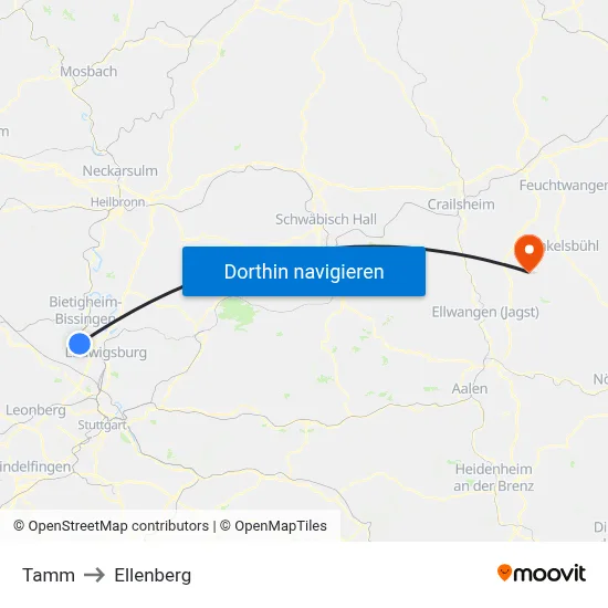 Tamm to Ellenberg map