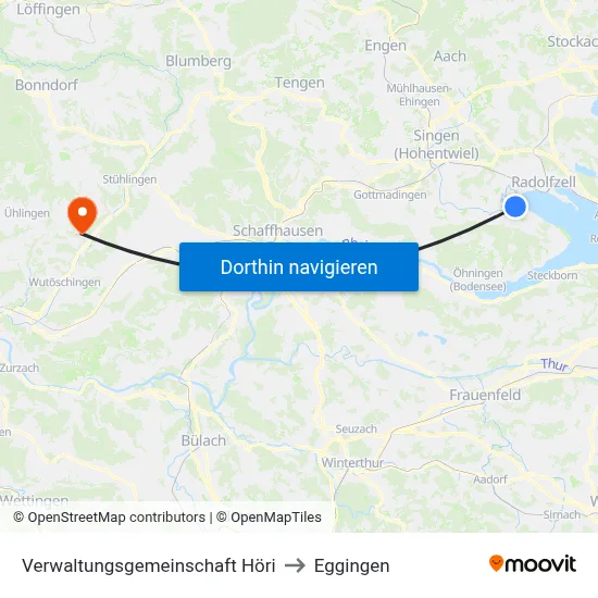 Verwaltungsgemeinschaft Höri to Eggingen map