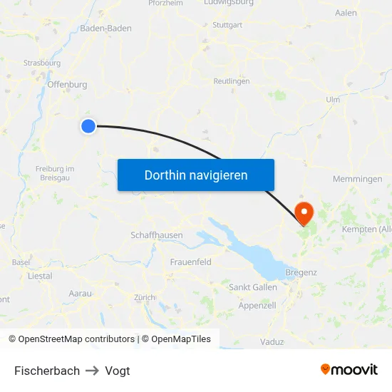 Fischerbach to Vogt map