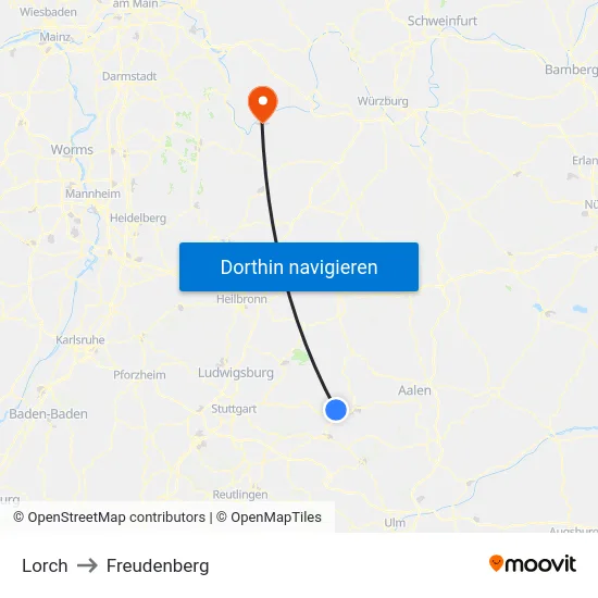 Lorch to Freudenberg map