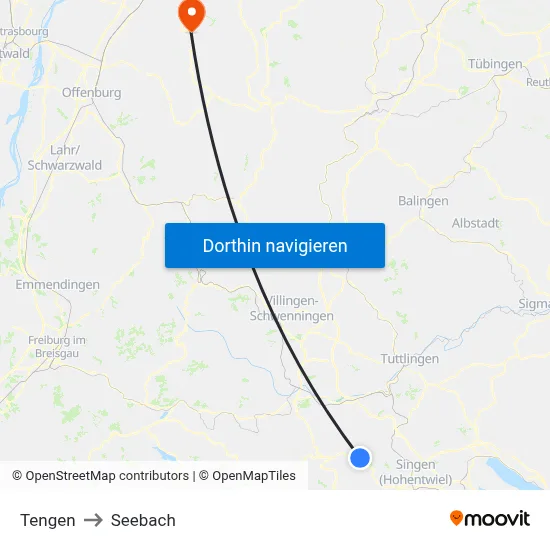 Tengen to Seebach map