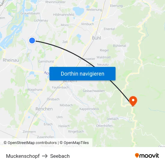 Muckenschopf to Seebach map