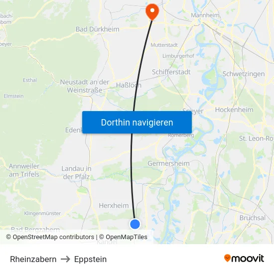 Rheinzabern to Eppstein map