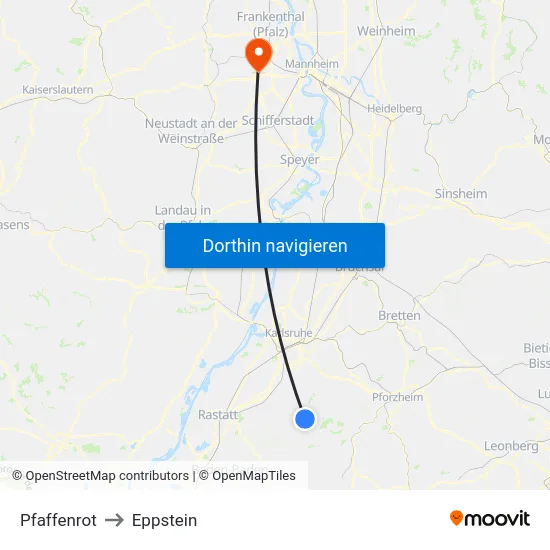 Pfaffenrot to Eppstein map