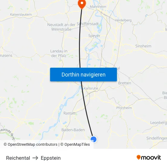 Reichental to Eppstein map