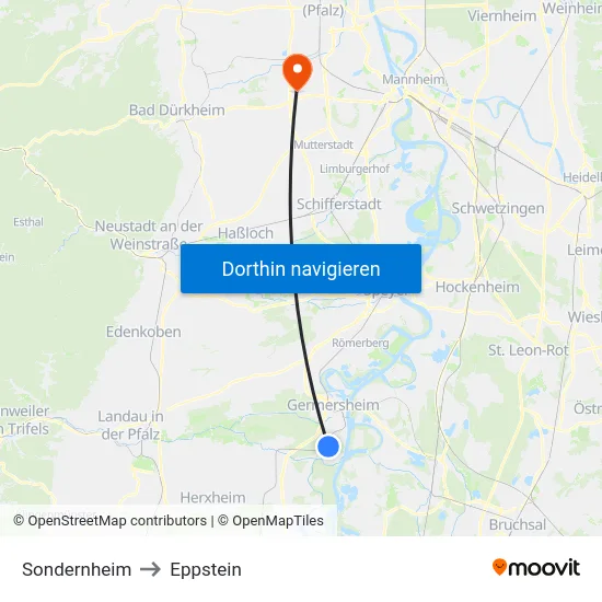 Sondernheim to Eppstein map