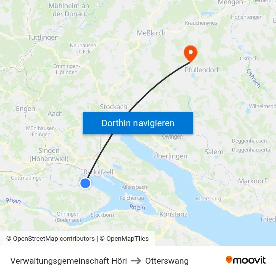 Verwaltungsgemeinschaft Höri to Otterswang map