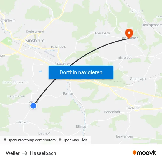 Weiler to Hasselbach map