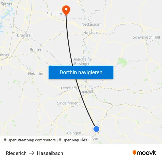 Riederich to Hasselbach map