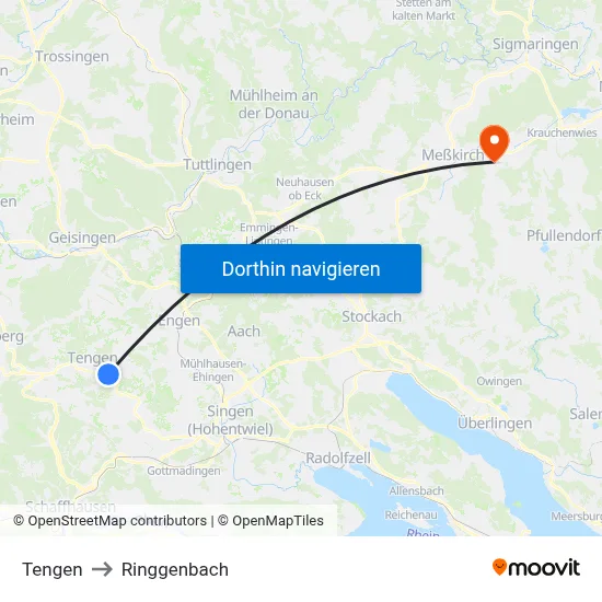 Tengen to Ringgenbach map