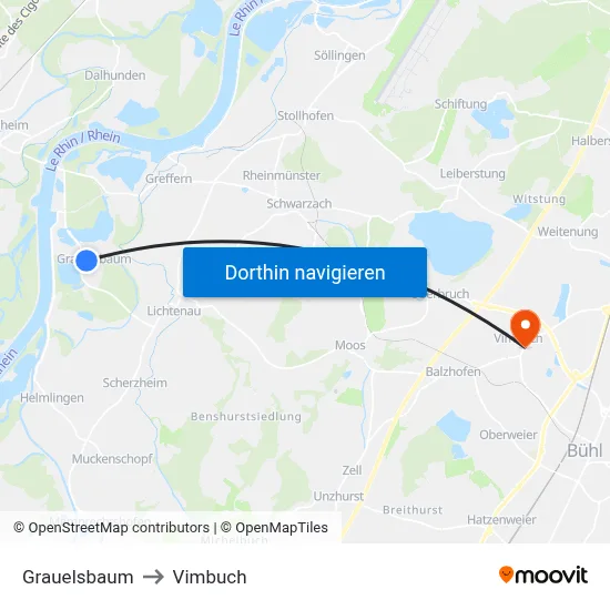 Grauelsbaum to Vimbuch map