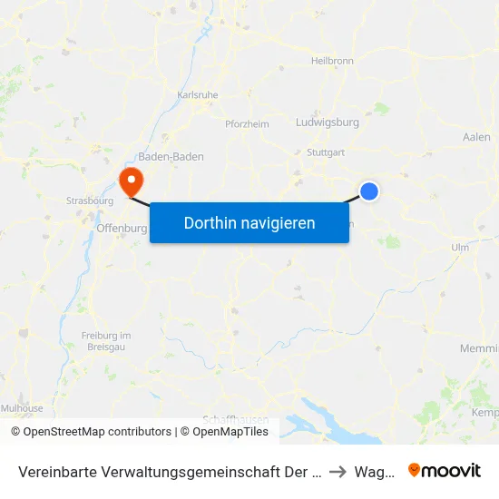 Vereinbarte Verwaltungsgemeinschaft Der Stadt Kirchheim Unter Teck to Wagshurst map