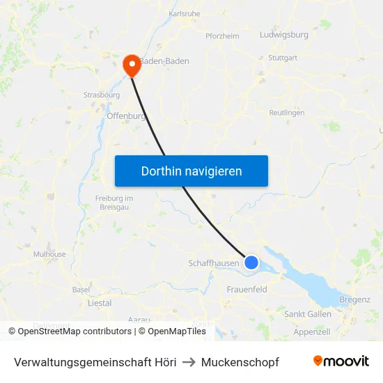 Verwaltungsgemeinschaft Höri to Muckenschopf map