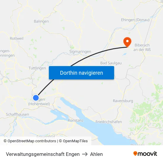 Verwaltungsgemeinschaft Engen to Ahlen map
