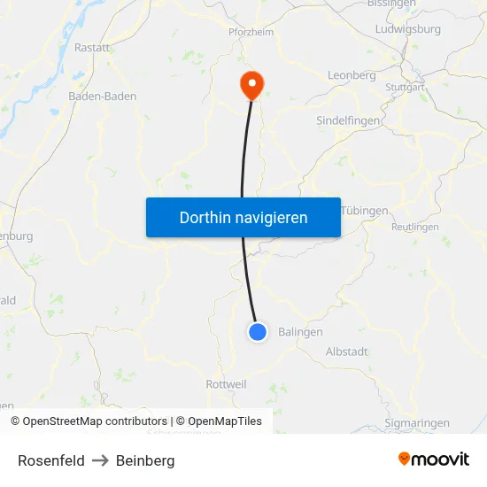 Rosenfeld to Beinberg map