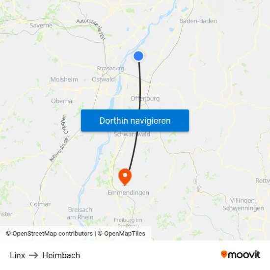 Linx to Heimbach map
