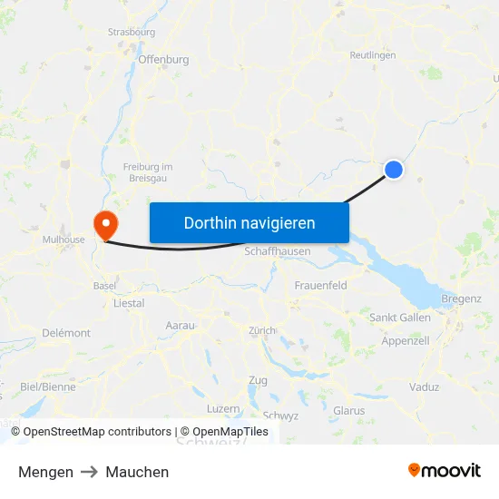 Mengen to Mauchen map