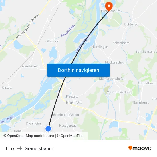 Linx to Grauelsbaum map