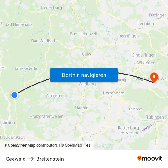Seewald to Breitenstein map