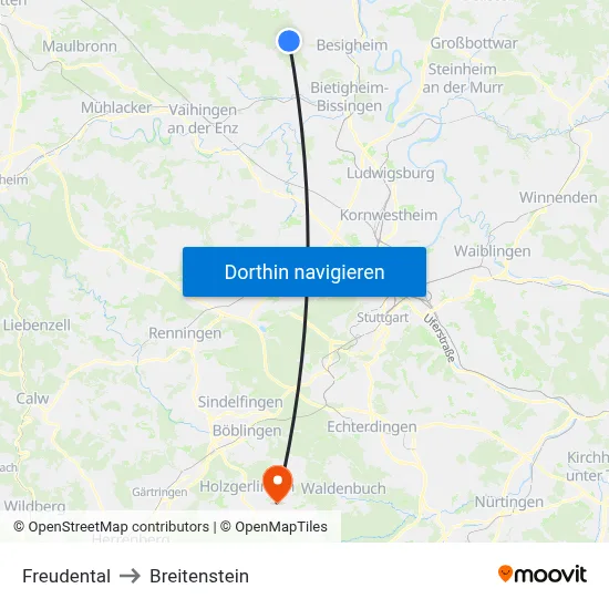 Freudental to Breitenstein map