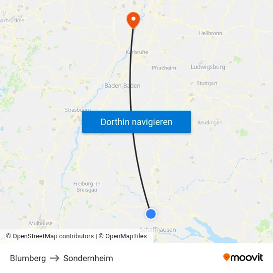 Blumberg to Sondernheim map
