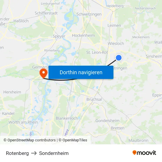 Rotenberg to Sondernheim map
