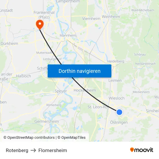 Rotenberg to Flomersheim map