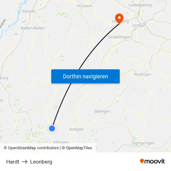 Hardt to Leonberg map