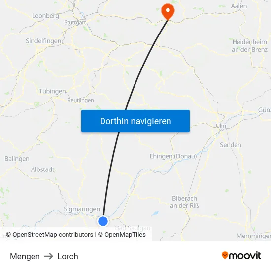 Mengen to Lorch map